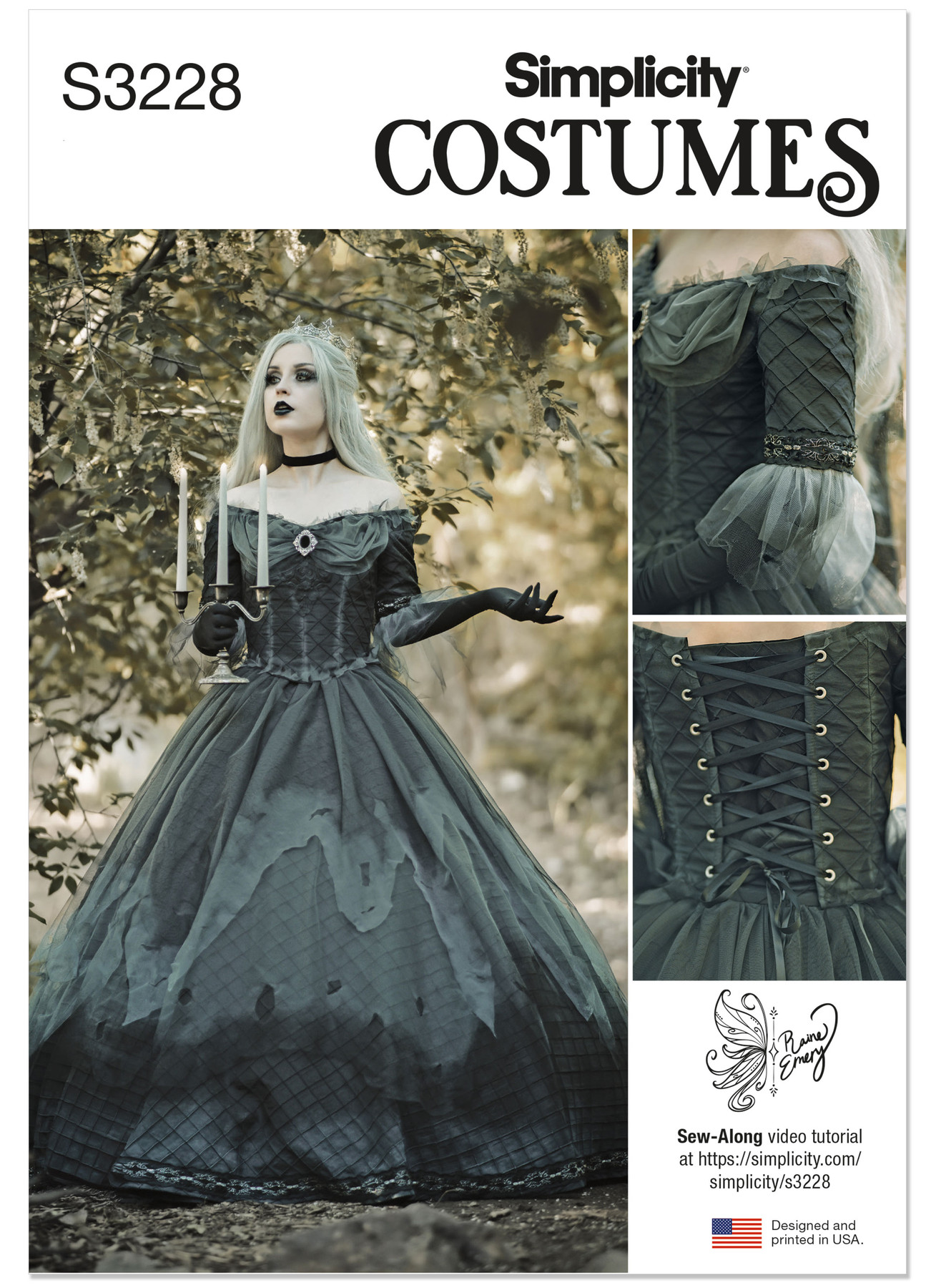 Simplicity Sewing Pattern Misses' Phantom Queen Fantasy Costume by Raine Emery (PDF) 1 Simplicity Sewing Pattern Misses' Phantom Queen Fantasy Costume by Raine Emery (PDF)