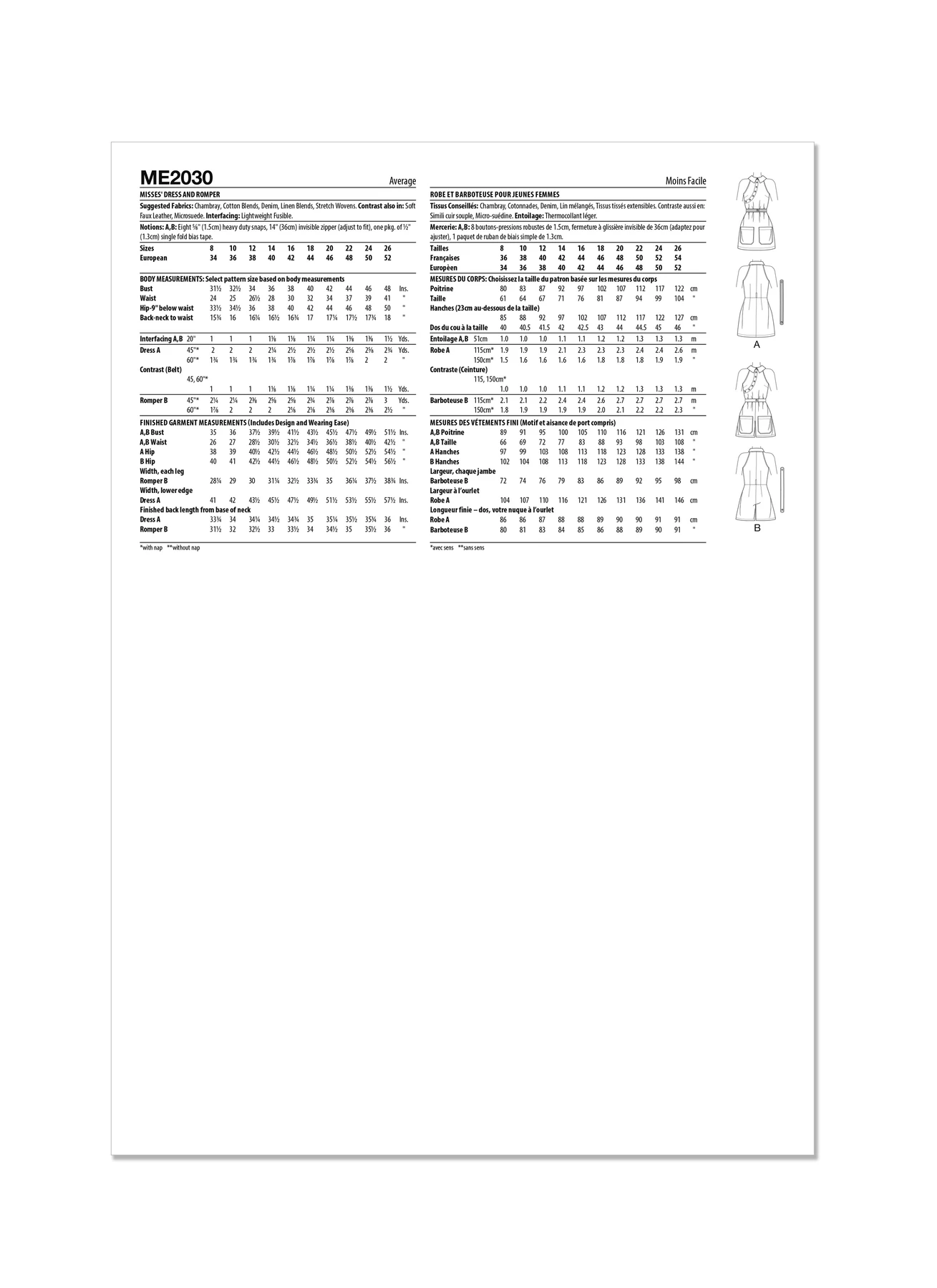 Know Me Sewing Pattern Misses' Dress and Romper (PDF) 8 Know Me Sewing Pattern Misses' Dress and Romper (PDF)
