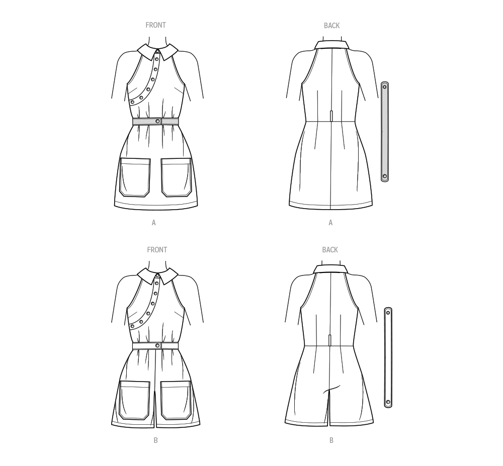 Know Me Sewing Pattern Misses' Dress and Romper (PDF) 9 Know Me Sewing Pattern Misses' Dress and Romper (PDF)