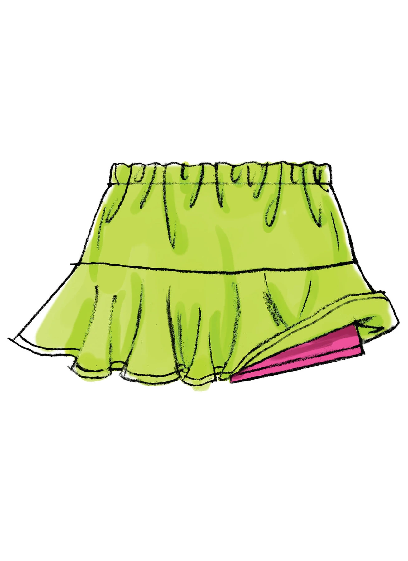 McCall's Sewing Pattern Children's/Girls' Flared Skorts (PDF) 7 McCall's Sewing Pattern Children's/Girls' Flared Skorts (PDF)