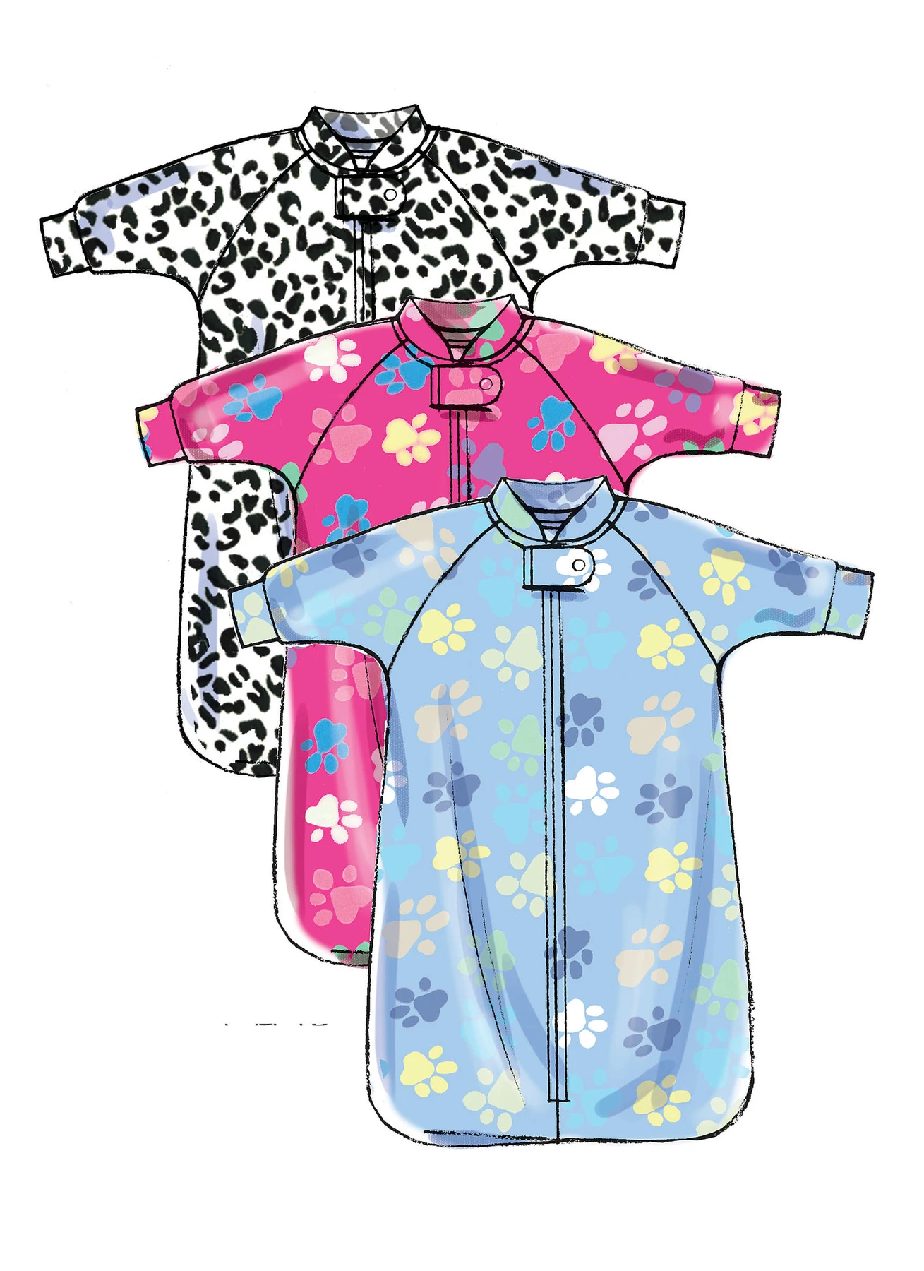 Butterick Sewing Pattern Infants' Hooded Jacket, Overalls, Pants, Bunting and Hat 9 Butterick Sewing Pattern Infants' Hooded Jacket, Overalls, Pants, Bunting and Hat