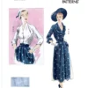 Vogue Patterns 1940s Misses' Blouse, Skirt and Belt 8 Vogue Patterns 1940s Misses' Blouse, Skirt and Belt