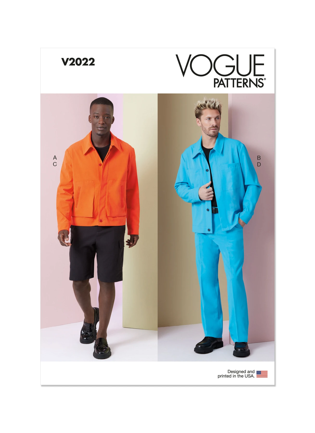 Vogue Patterns Men's Jackets, Shorts and Pants 1 Vogue Patterns Men's Jackets, Shorts and Pants