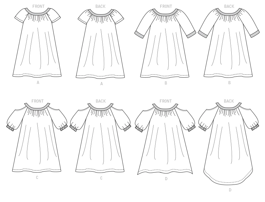 McCall's Sewing Pattern Children's/Girls' Dresses (PDF) 10 McCall's Sewing Pattern Children's/Girls' Dresses (PDF)