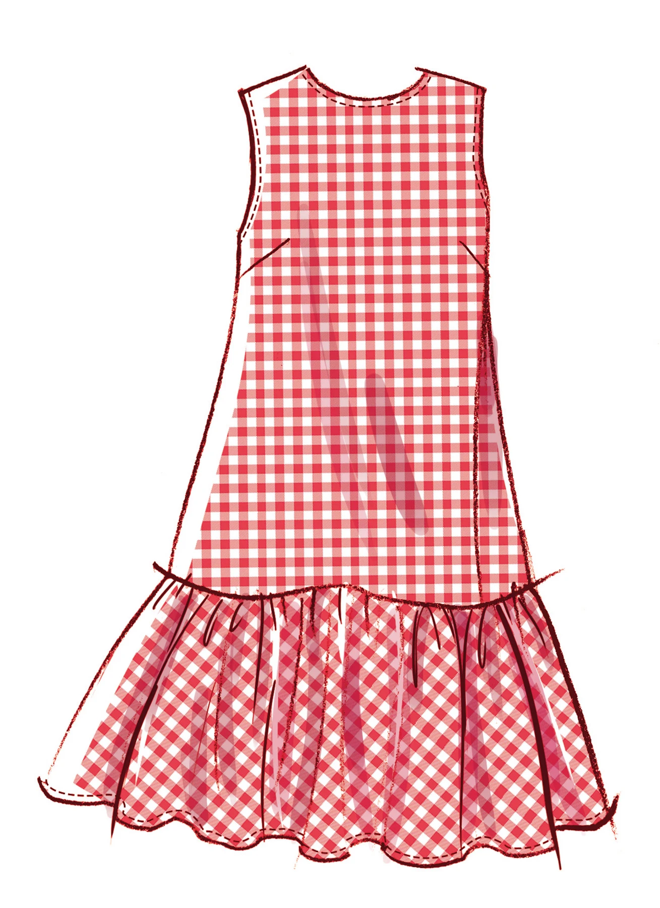 McCall's Sewing Pattern Misses' and Miss Petite Drop Waist Mini Dress 3 McCall's Sewing Pattern Misses' and Miss Petite Drop Waist Mini Dress