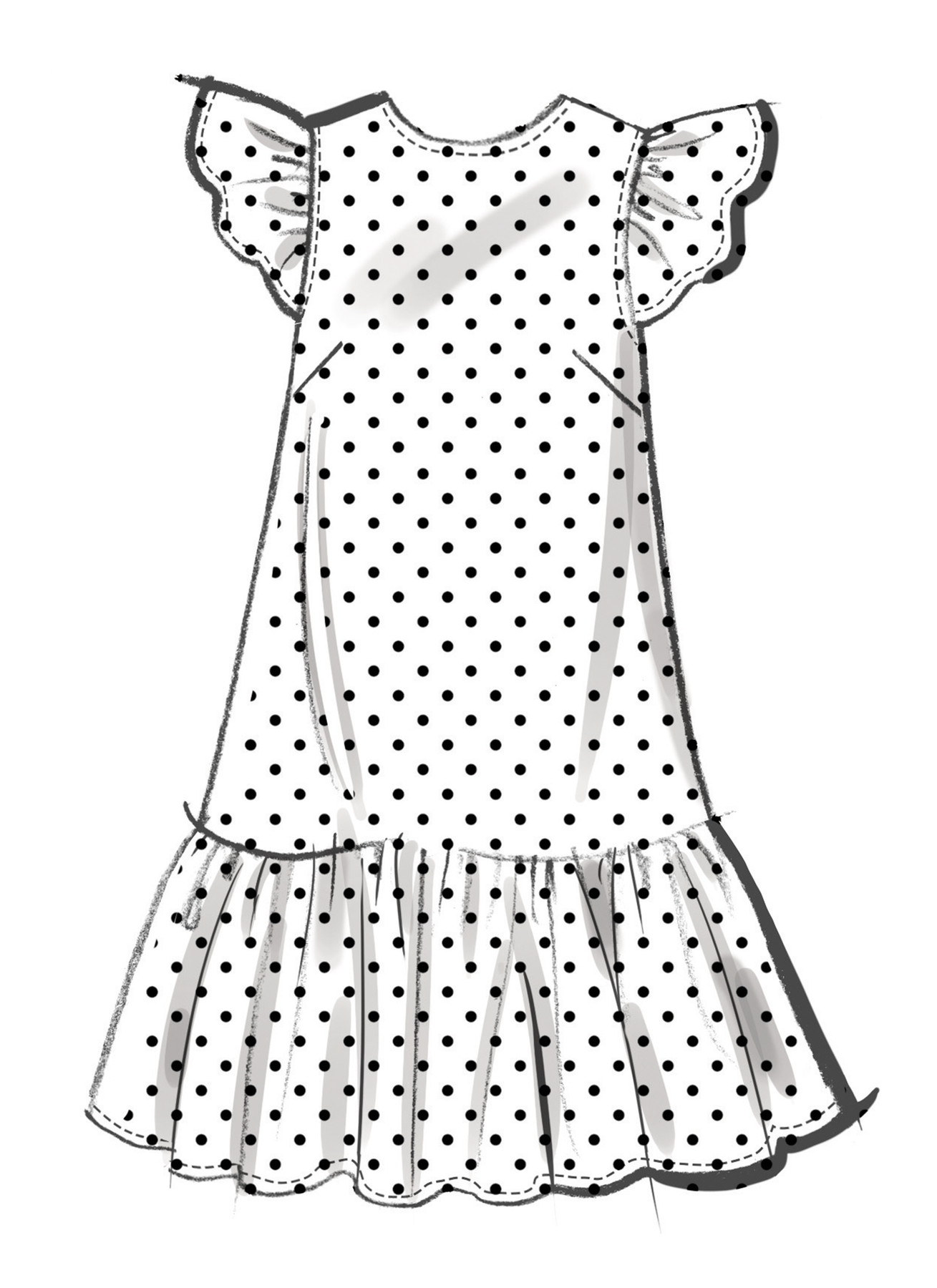 McCall's Sewing Pattern Misses' and Miss Petite Drop Waist Mini Dress 4 McCall's Sewing Pattern Misses' and Miss Petite Drop Waist Mini Dress