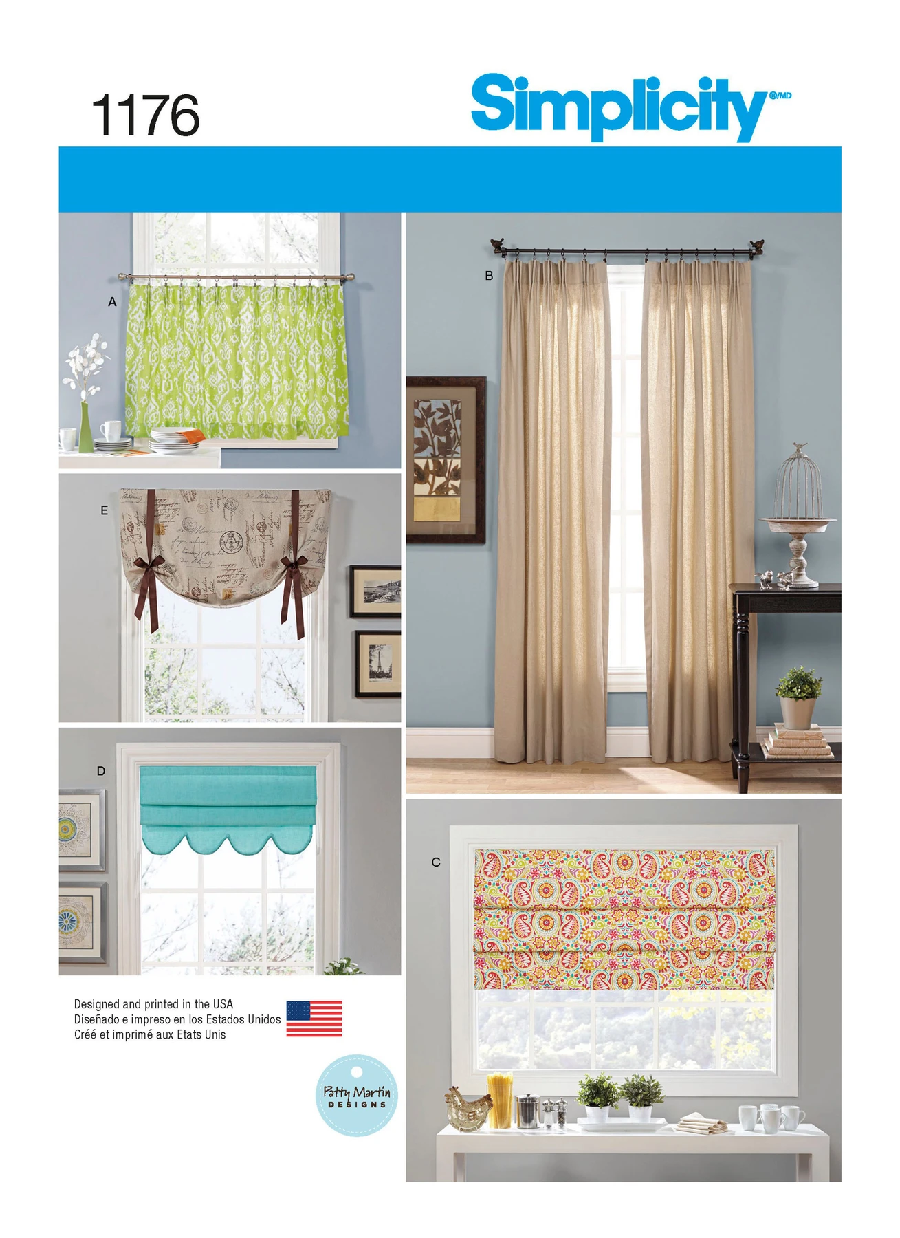 Simplicity Sewing Pattern Window Treatments 1 Simplicity Sewing Pattern Window Treatments