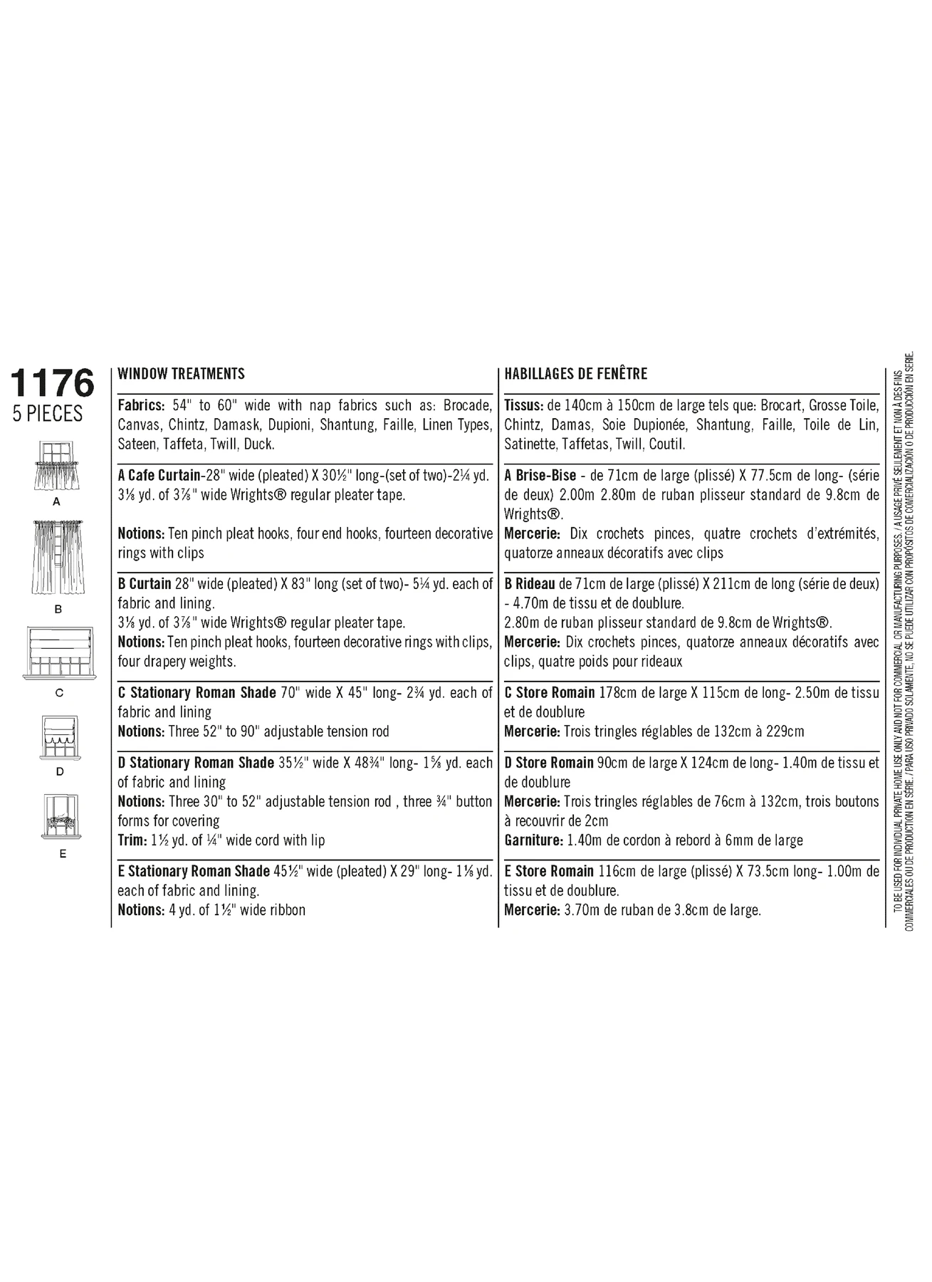 Simplicity Sewing Pattern Window Treatments 7 Simplicity Sewing Pattern Window Treatments