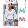 McCall's Sewing Pattern Misses' Tops 16 McCall's Sewing Pattern Misses' Tops