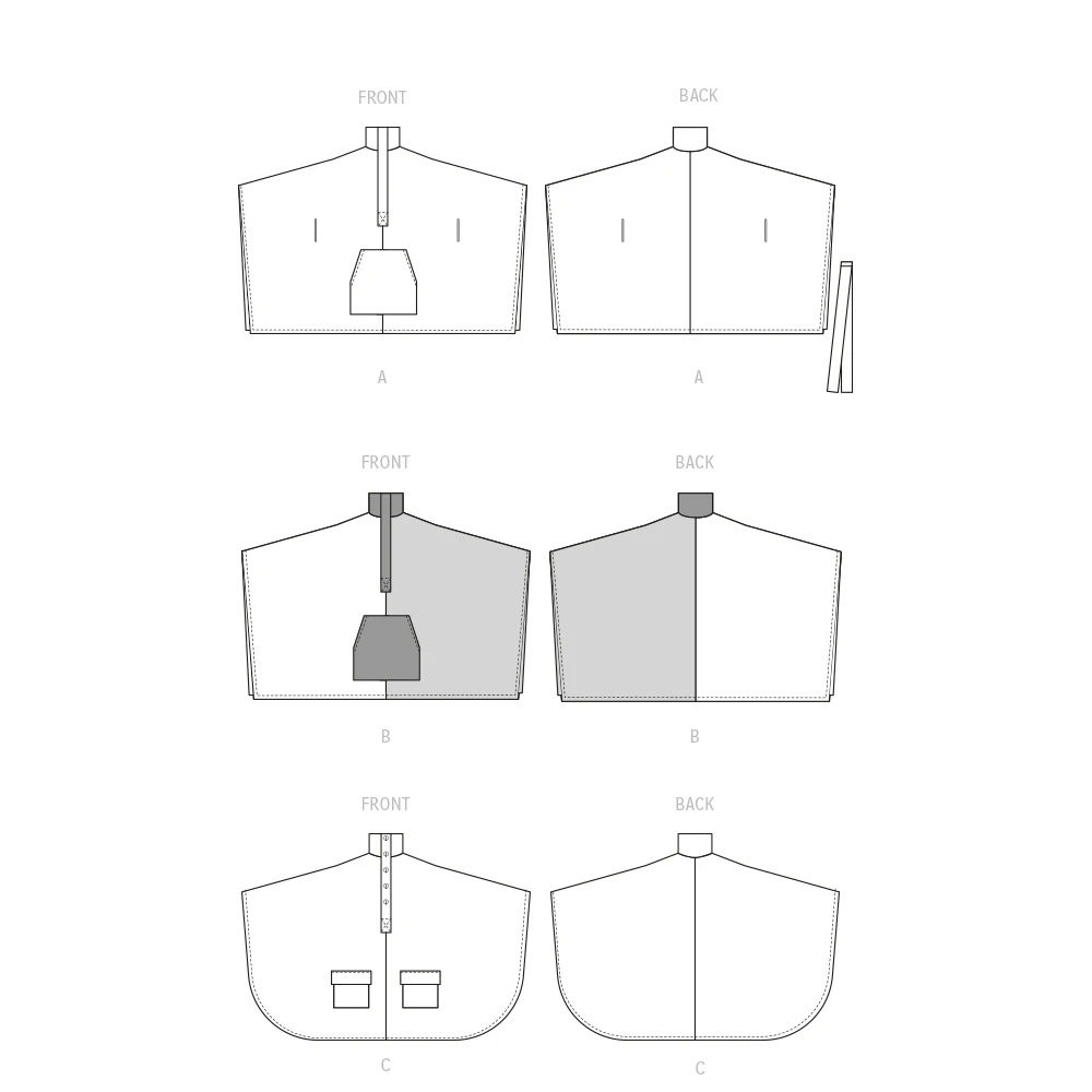 McCall's Sewing Pattern Misses' Poncho (PDF) 7 McCall's Sewing Pattern Misses' Poncho (PDF)