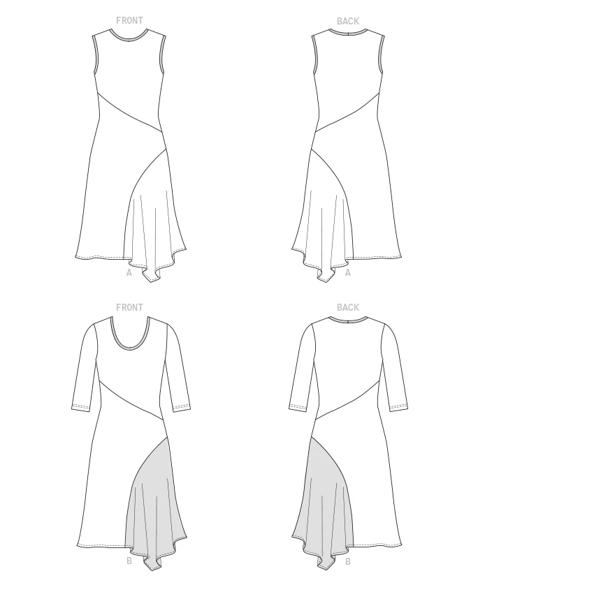 Butterick Sewing Pattern Misses' Dresses (PDF) 8 Butterick Sewing Pattern Misses' Dresses (PDF)