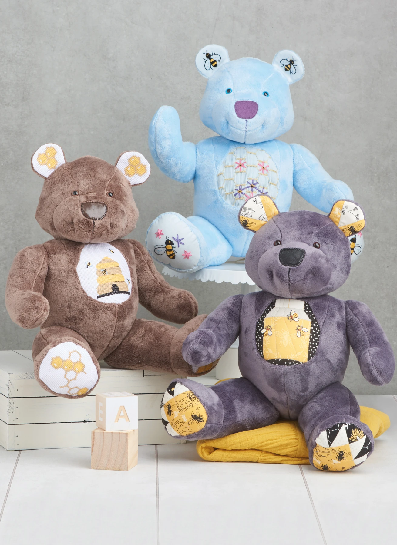Simplicity Sewing Pattern Stuffed Bear by Carla Reiss Design 2 Simplicity Sewing Pattern Stuffed Bear by Carla Reiss Design