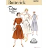 Butterick Sewing Pattern 1950s Misses' Dress with Sleeve Variations (PDF) 14 Butterick Sewing Pattern 1950s Misses' Dress with Sleeve Variations (PDF)