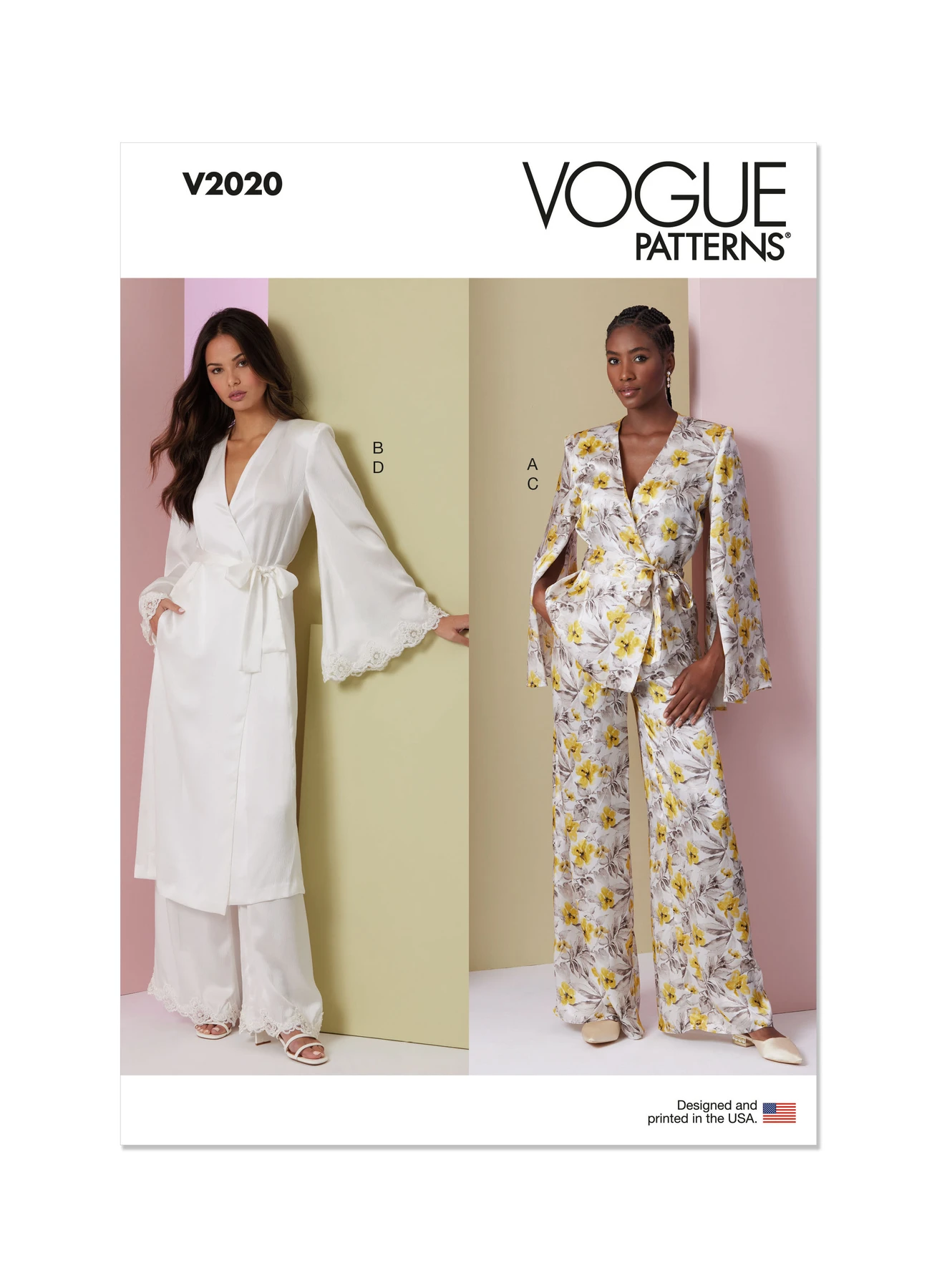 Vogue Patterns Misses' Lounge Top, Robe and Pants (PDF) 1 Vogue Patterns Misses' Lounge Top, Robe and Pants (PDF)