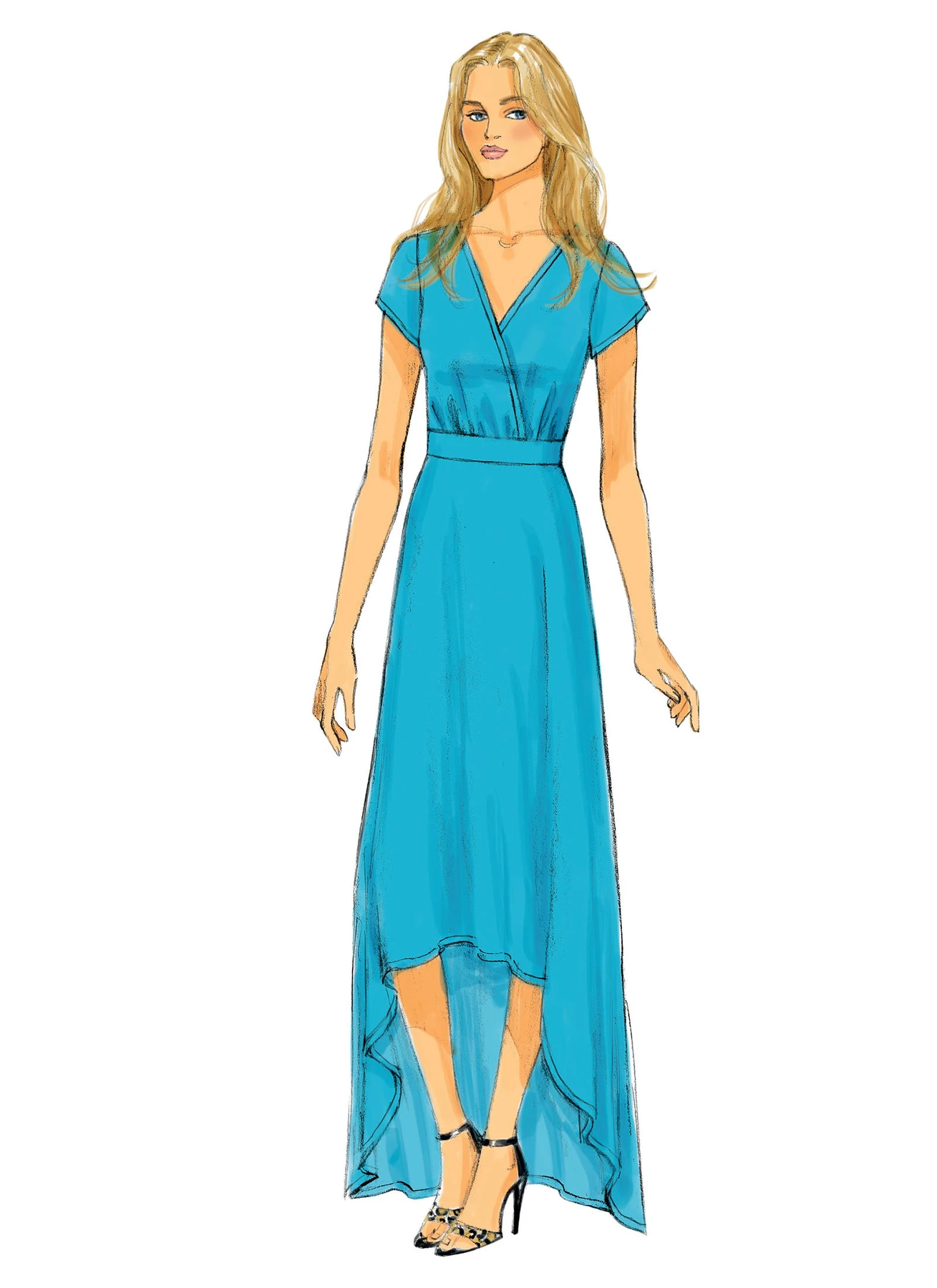 Butterick Sewing Pattern Misses' Surplice Dresses 4 Butterick Sewing Pattern Misses' Surplice Dresses