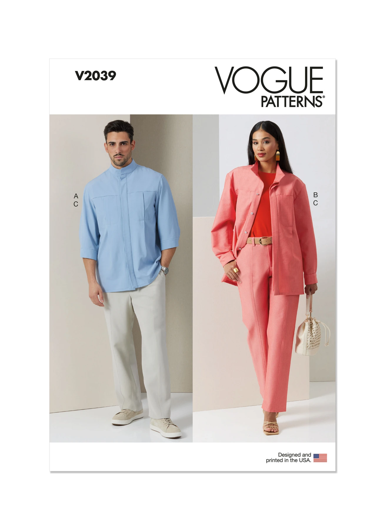 Vogue Patterns Unisex Shirt and Pants (PDF) 1 Vogue Patterns Unisex Shirt and Pants (PDF)