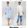 Simplicity Sewing Pattern Mimi G Misses'/Miss Petite Shirtdress