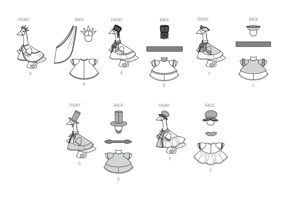 Simplicity Sewing Pattern America 250 Porch Geese Clothes (PDF) 7 Simplicity Sewing Pattern America 250 Porch Geese Clothes (PDF)