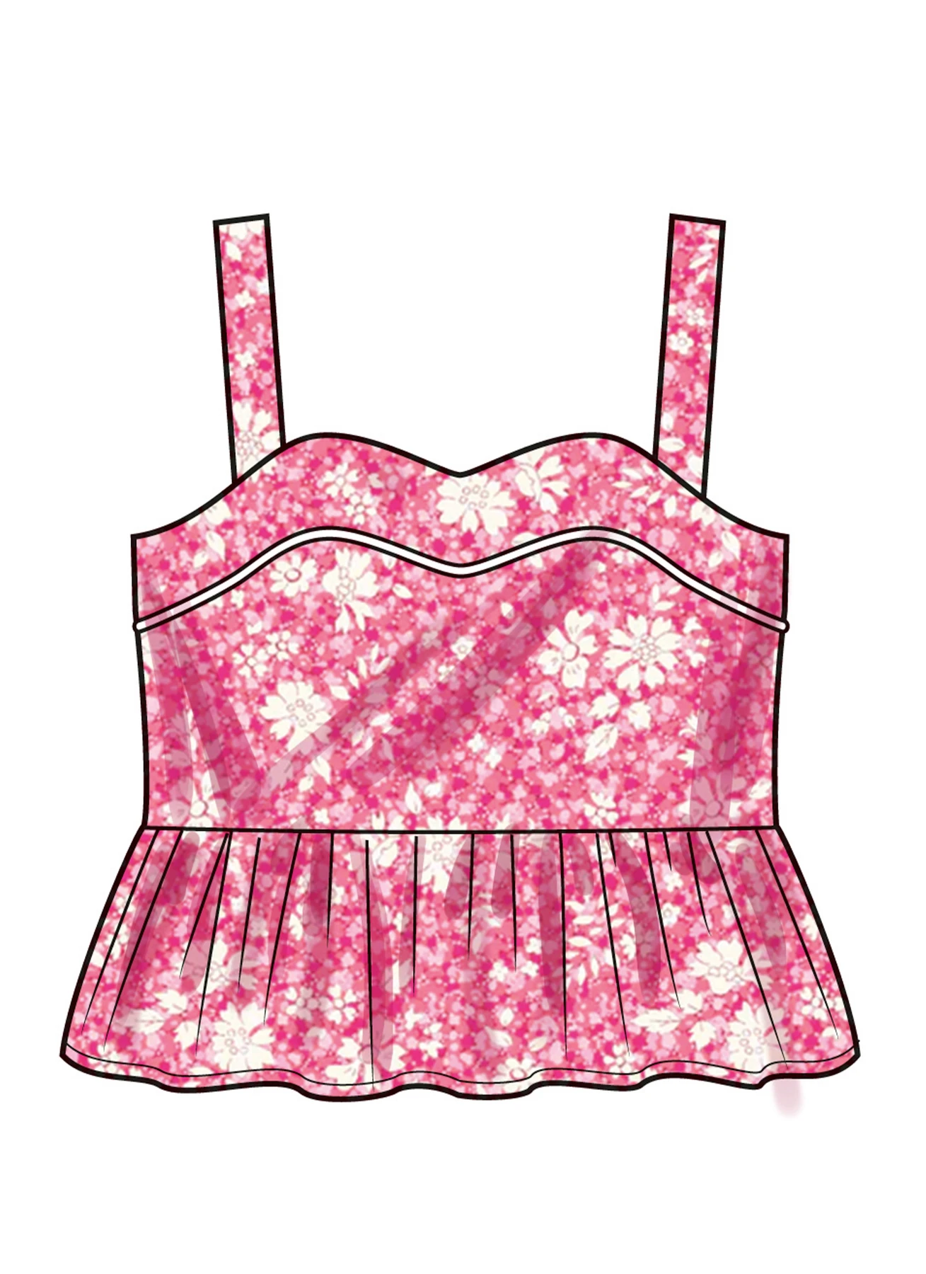 Simplicity Sewing Pattern Toddlers' Dress, Top and Shorts 4 Simplicity Sewing Pattern Toddlers' Dress, Top and Shorts