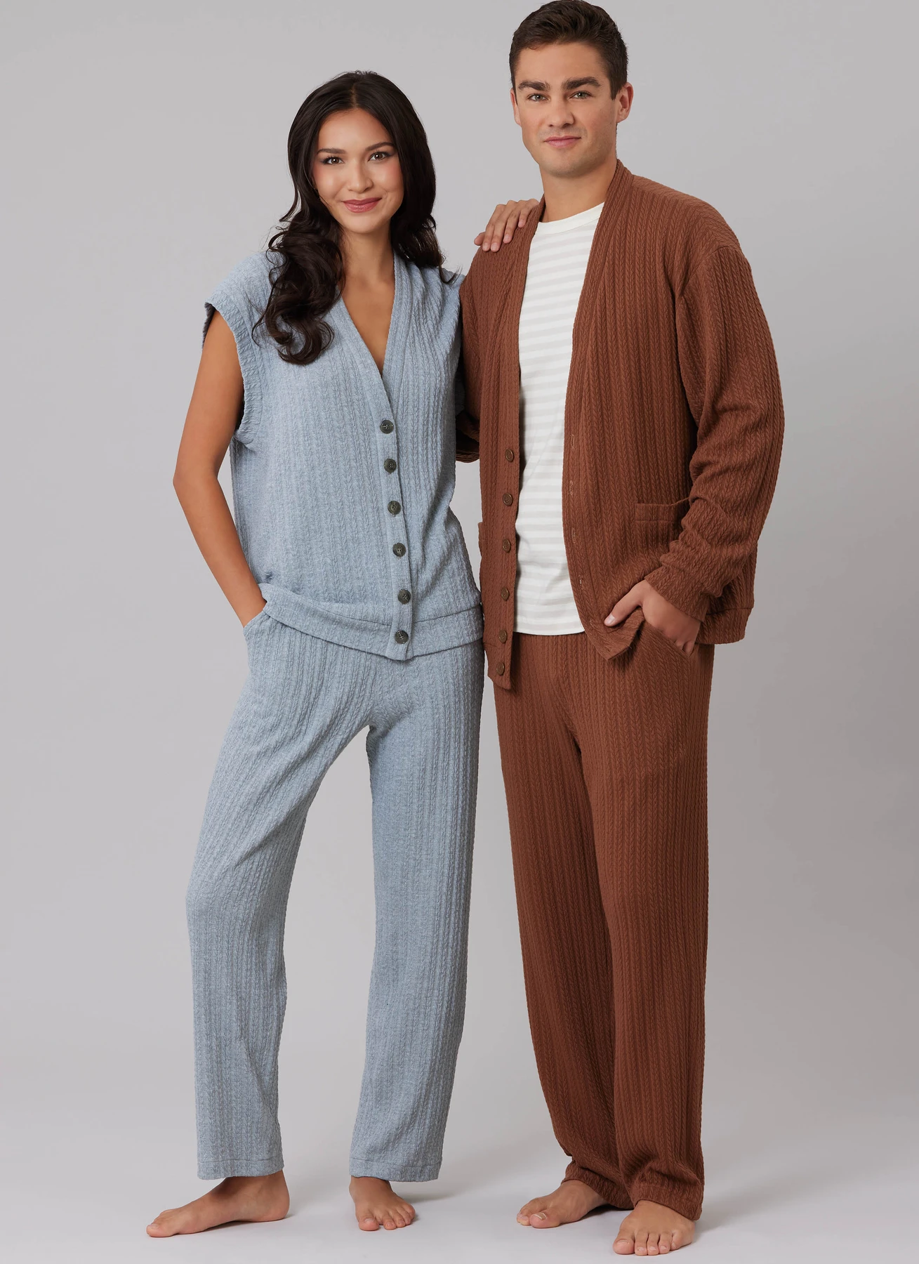 McCall's Sewing Pattern Unisex Knit Vest, Cardigan and Pants (PDF) 2 McCall's Sewing Pattern Unisex Knit Vest, Cardigan and Pants (PDF)