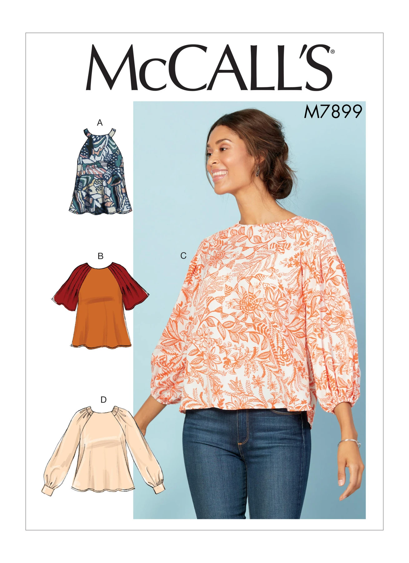 McCall's Sewing Pattern Misses' Tops (PDF) 1 McCall's Sewing Pattern Misses' Tops (PDF)
