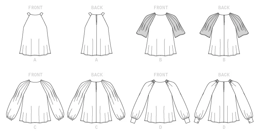 McCall's Sewing Pattern Misses' Tops (PDF) 7 McCall's Sewing Pattern Misses' Tops (PDF)
