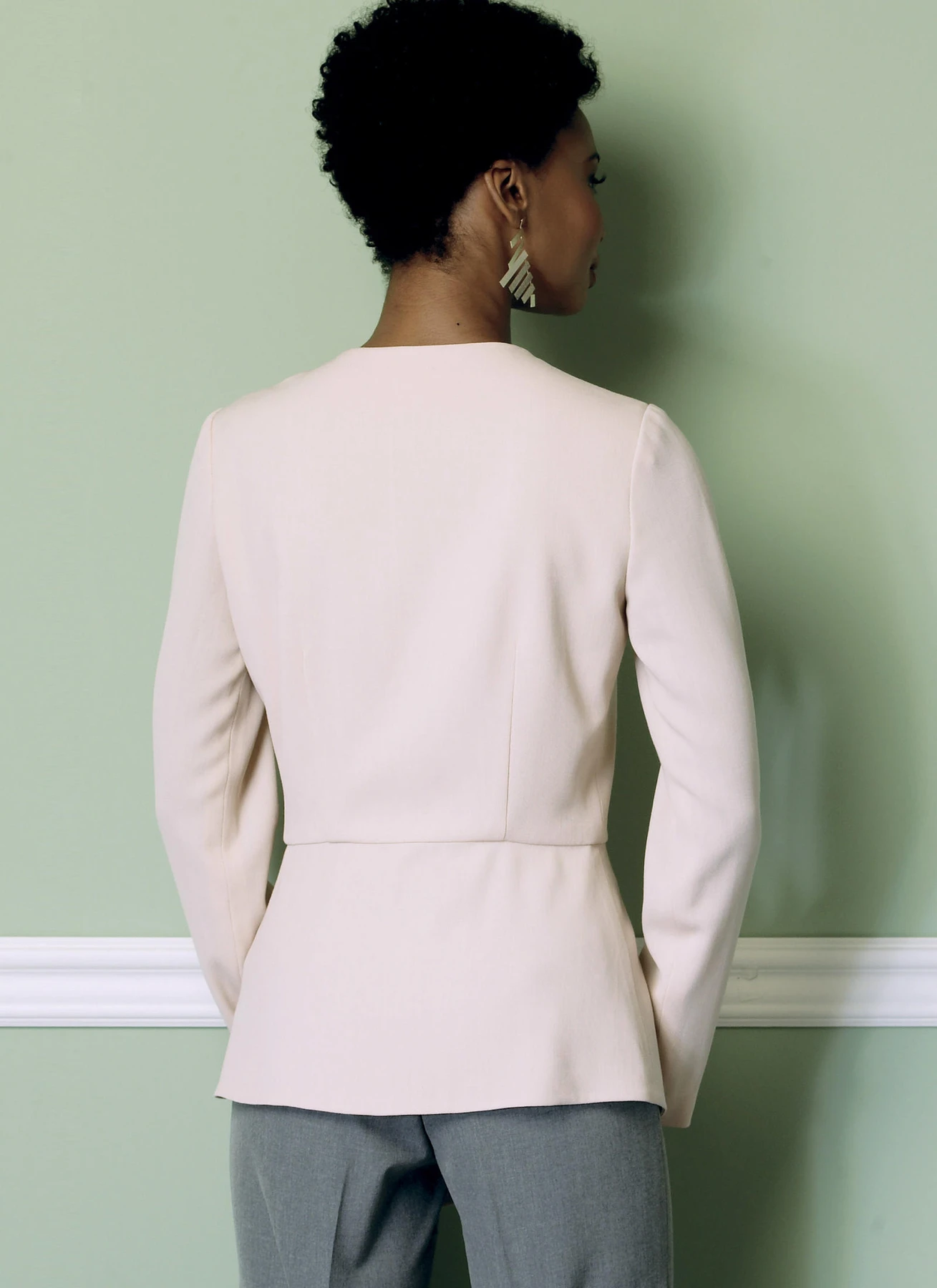 Butterick Sewing Pattern Misses' Asymmetrical-Zip, Peplum Moto Jackets (PDF) 6 Butterick Sewing Pattern Misses' Asymmetrical-Zip, Peplum Moto Jackets (PDF)