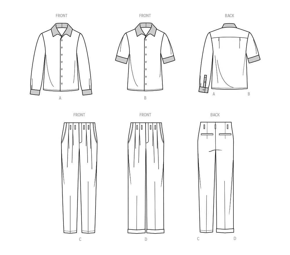 Know Me Sewing Pattern Men's Shirt and Pants by Julian Creates (PDF) 6 Know Me Sewing Pattern Men's Shirt and Pants by Julian Creates (PDF)