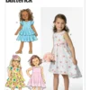 Butterick Sewing Pattern Children's/Girls' Flared Dresses