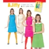 Simplicity Sewing Pattern Misses' Jiffy 1960s Vintage Dress (PDF)