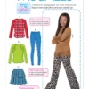 McCall's Sewing Pattern Girls'/Girls' Plus Raglan Sleeve Tops, Tiered Skirt, Pull-On Leggings and Pants (PDF)
