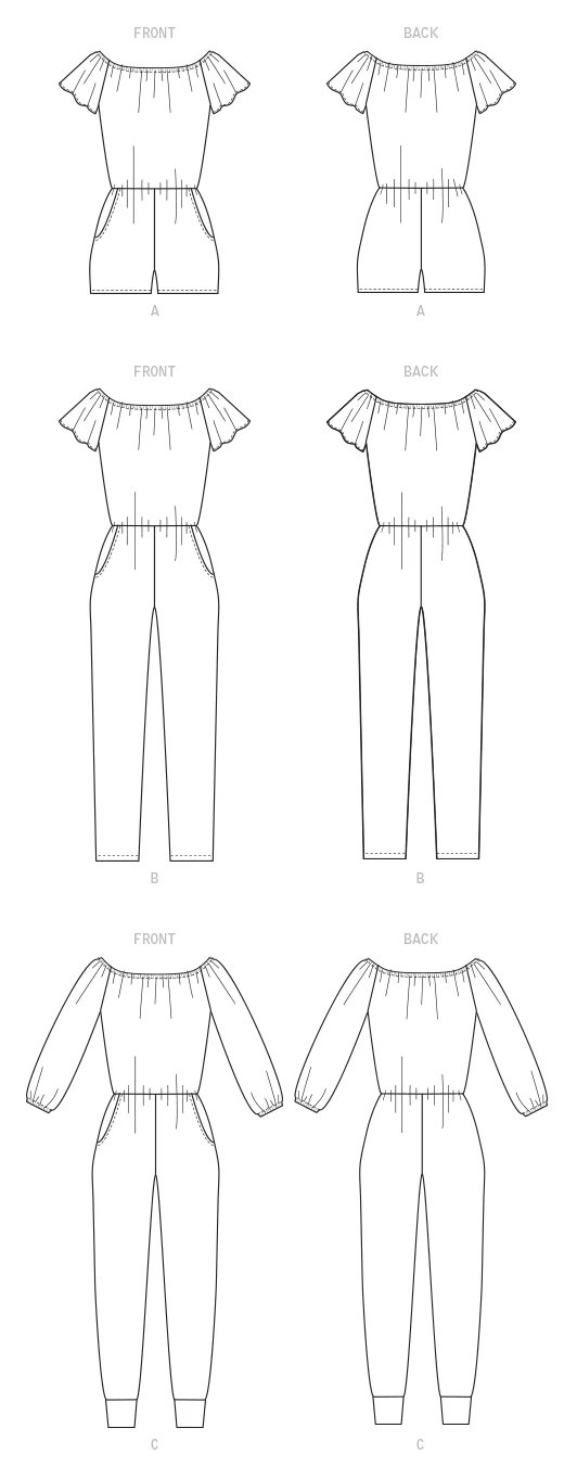 McCall's Sewing Pattern Misses' Romper & Jumpsuit (PDF) 7 McCall's Sewing Pattern Misses' Romper & Jumpsuit (PDF)