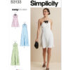 Simplicity Sewing Pattern Misses' Halter Dress in Two Lengths