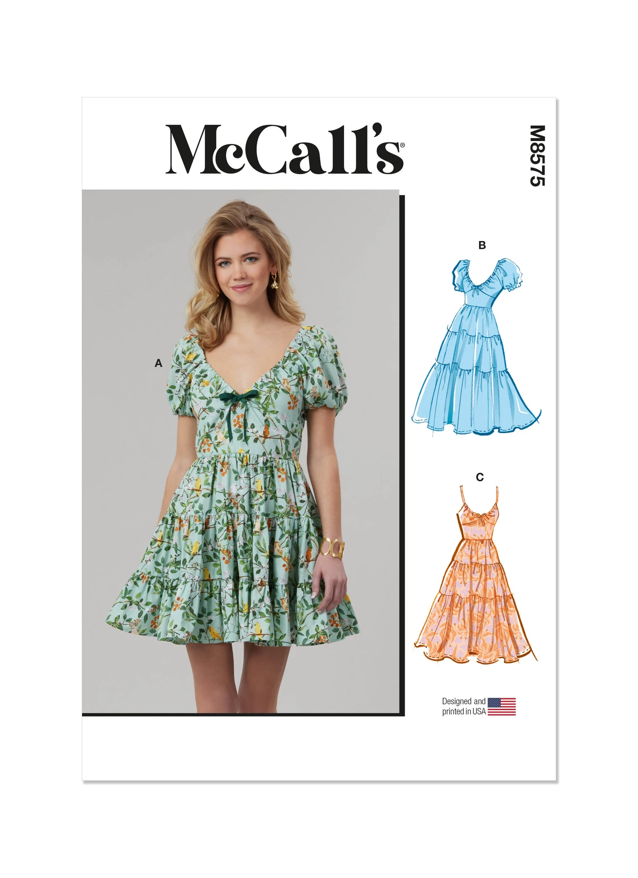 McCall's Sewing Pattern Misses' Dress with Sleeve and Length Variations (PDF) 1 McCall's Sewing Pattern Misses' Dress with Sleeve and Length Variations (PDF)