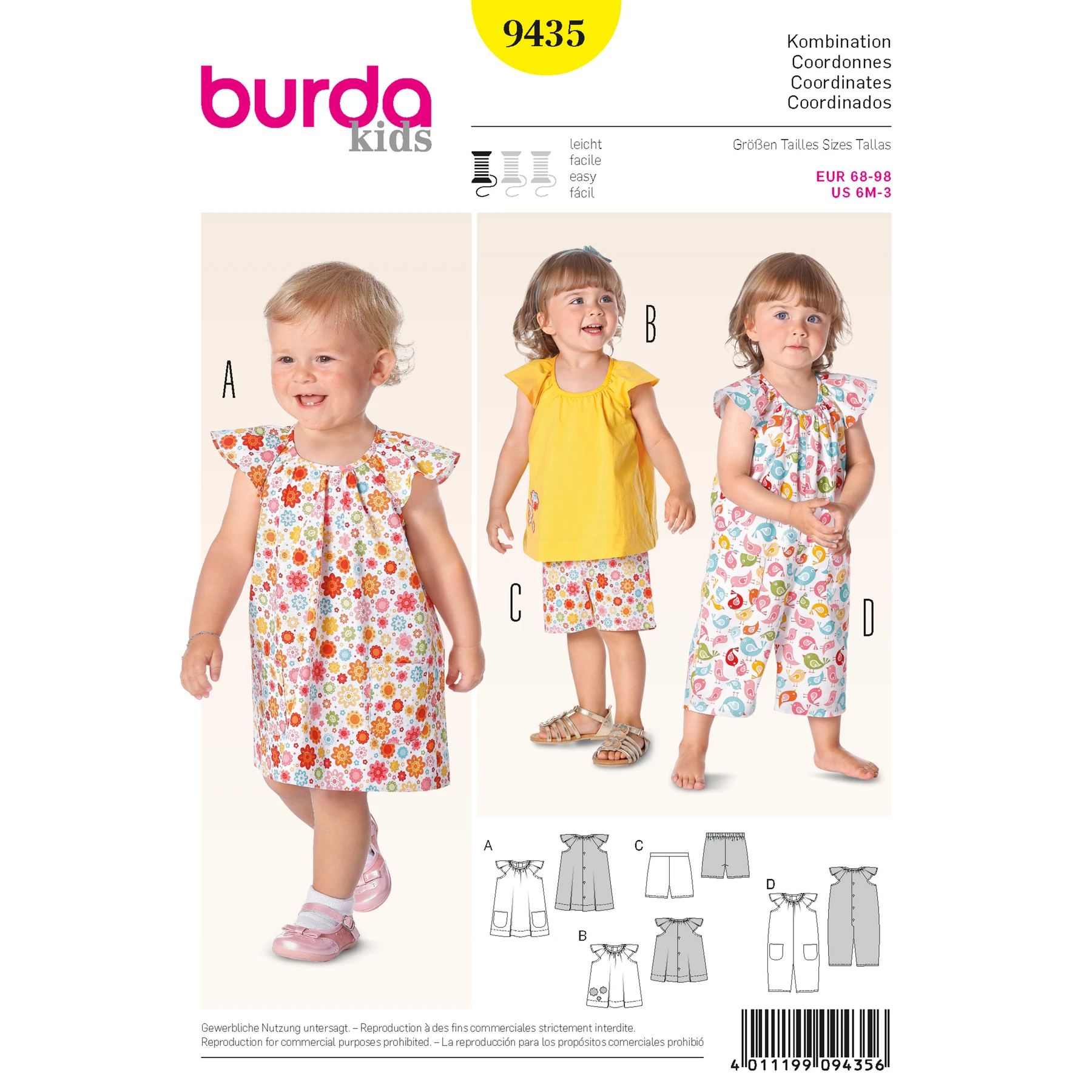 Burda Style Sewing Pattern Baby