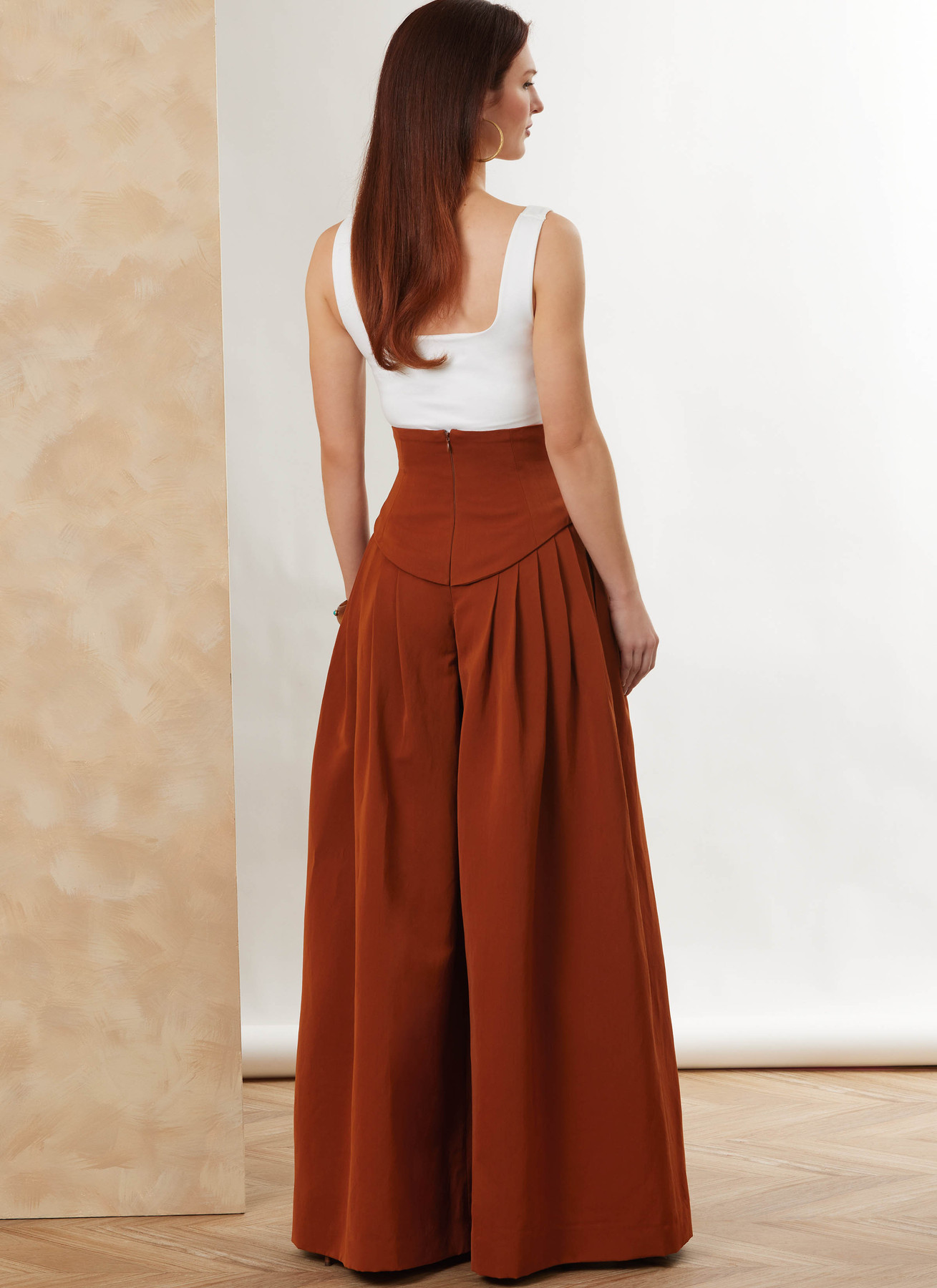 Vogue Patterns Misses' Basque Waist Pleated Pants 3 Vogue Patterns Misses' Basque Waist Pleated Pants