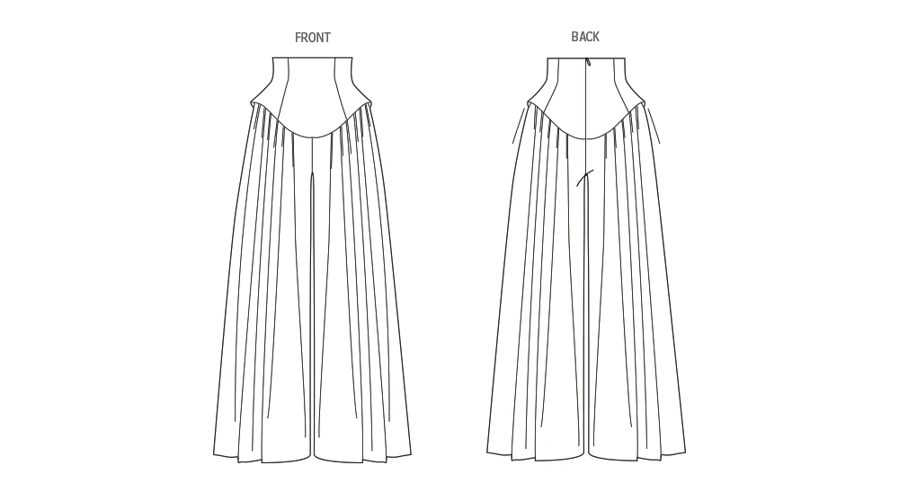 Vogue Patterns Misses' Basque Waist Pleated Pants 5 Vogue Patterns Misses' Basque Waist Pleated Pants
