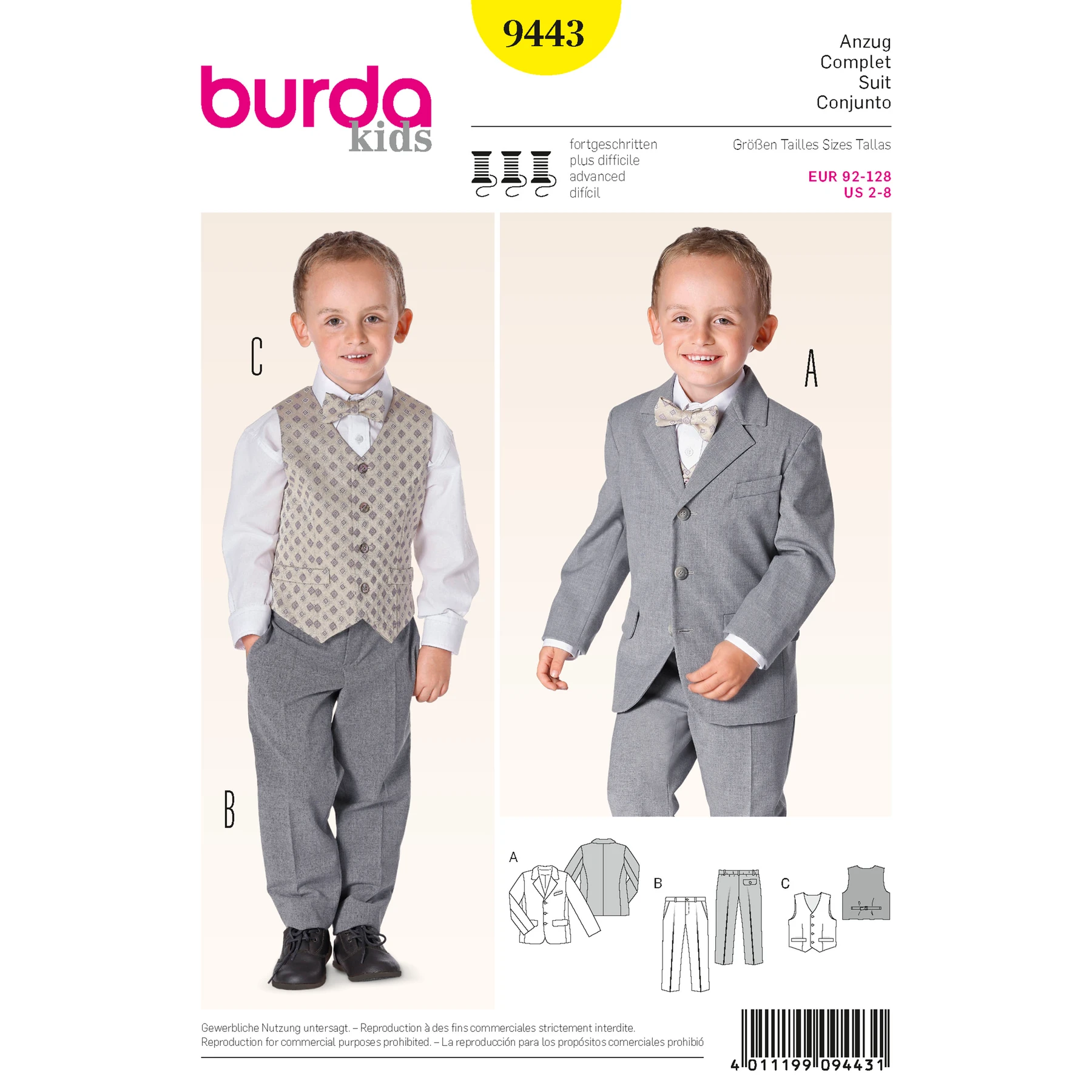 Burda Style Sewing Pattern Evening Wear