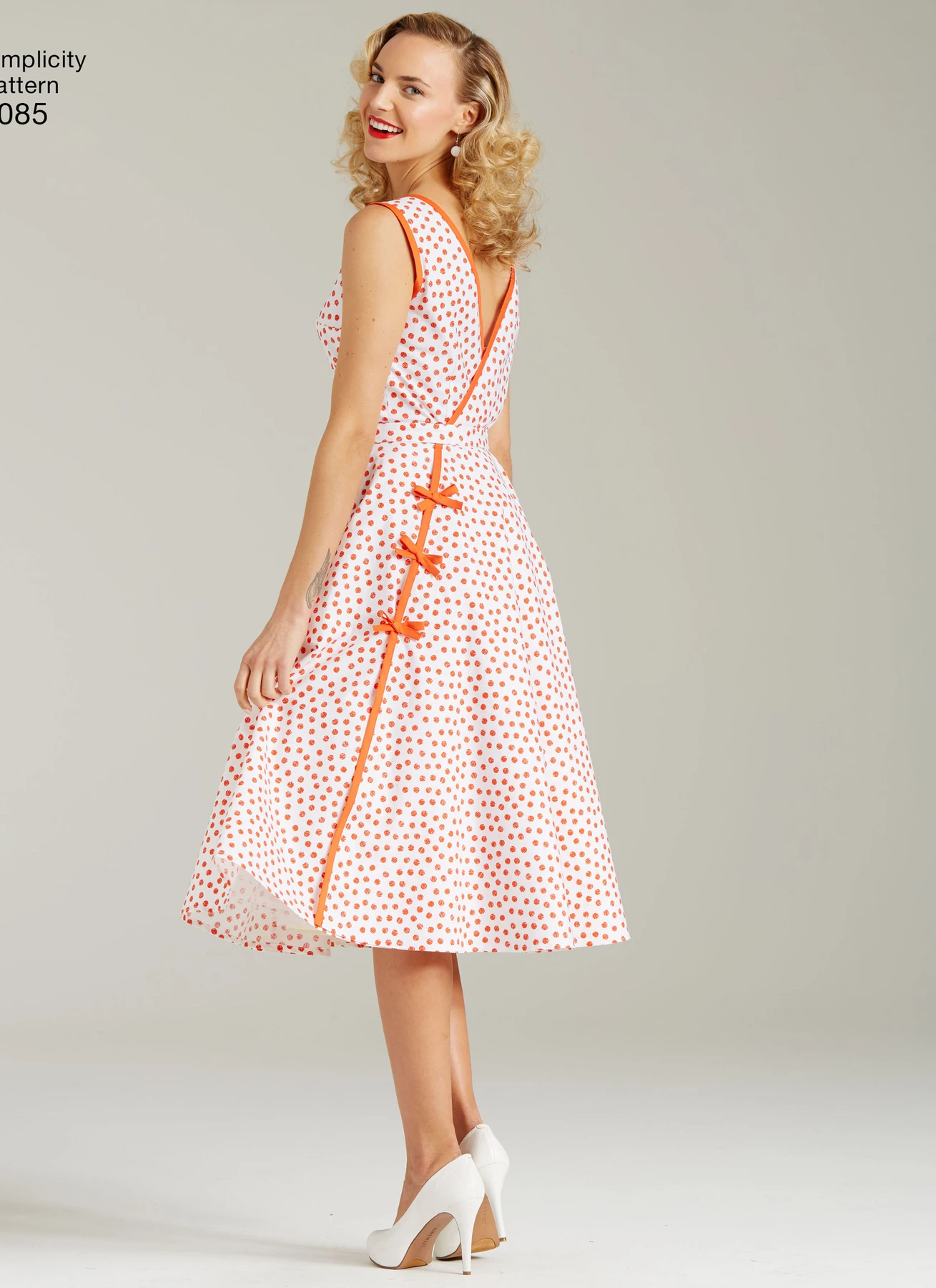 Simplicity Sewing Pattern 1950s Misses' Vintage Wrap Dress in Two Lengths 4 Simplicity Sewing Pattern 1950s Misses' Vintage Wrap Dress in Two Lengths