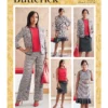 Butterick Sewing Pattern Misses' Jacket, Dress, Top, Sash, Skirt & Pants (PDF)