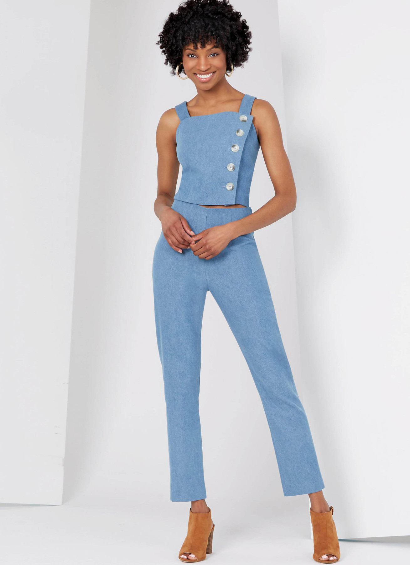 New Look Sewing Pattern Misses' Top, Skirt, and Pants 2 New Look Sewing Pattern Misses' Top, Skirt, and Pants