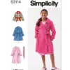 Simplicity Sewing Pattern Girls' Trench Coat in Three Lengths (PDF)