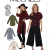 McCall's Sewing Pattern Misses' Raglan Sleeve, Button-Down Shirts and Tunics