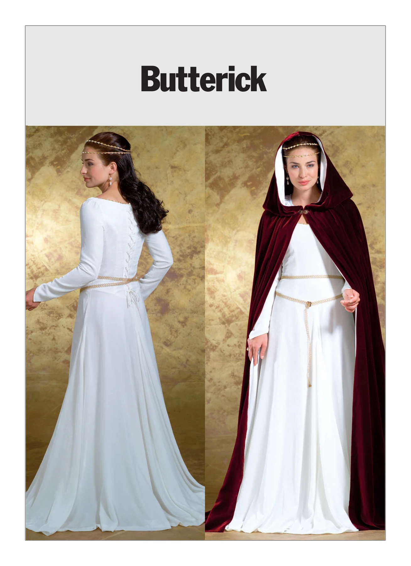 Butterick Sewing Pattern Floor-Length Cape and Princess Seam Dress (PDF) 1 Butterick Sewing Pattern Floor-Length Cape and Princess Seam Dress (PDF)