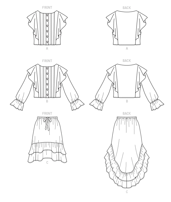 McCall's Sewing Pattern #LorettaMcCalls - Misses' Tops & Skirt (PDF) 10 McCall's Sewing Pattern #LorettaMcCalls - Misses' Tops & Skirt (PDF)