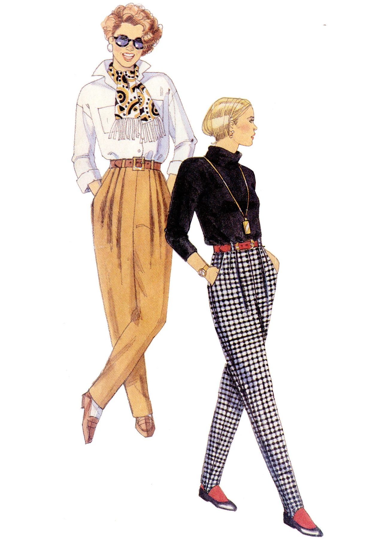 McCall's Sewing Pattern 1990s Misses' Pants (PDF) 2 McCall's Sewing Pattern 1990s Misses' Pants (PDF)