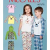 McCall's Sewing Pattern Children's/Boys'/Girls' Animal Themed Tops and Pants