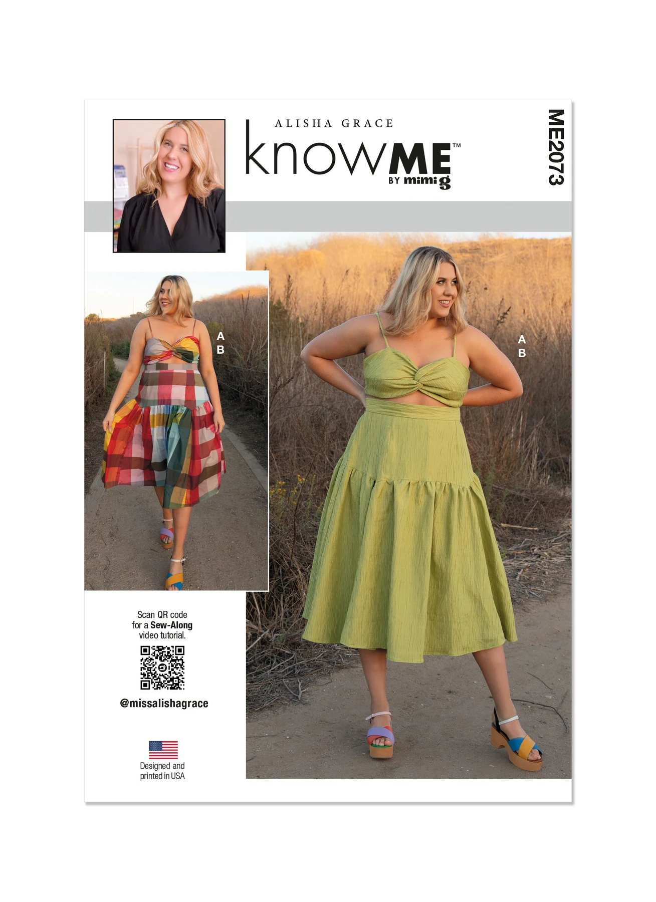 Know Me Sewing Pattern Misses' Crop Top and Skirt by Alisha Grace (PDF) 1 Know Me Sewing Pattern Misses' Crop Top and Skirt by Alisha Grace (PDF)