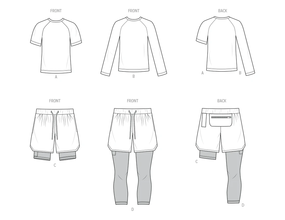 Know Me Sewing Pattern Mens Shorts in Two Lengths and Knit Tops by Norris Dánta Ford (PDF) 10 Know Me Sewing Pattern Mens Shorts in Two Lengths and Knit Tops by Norris Dánta Ford (PDF)