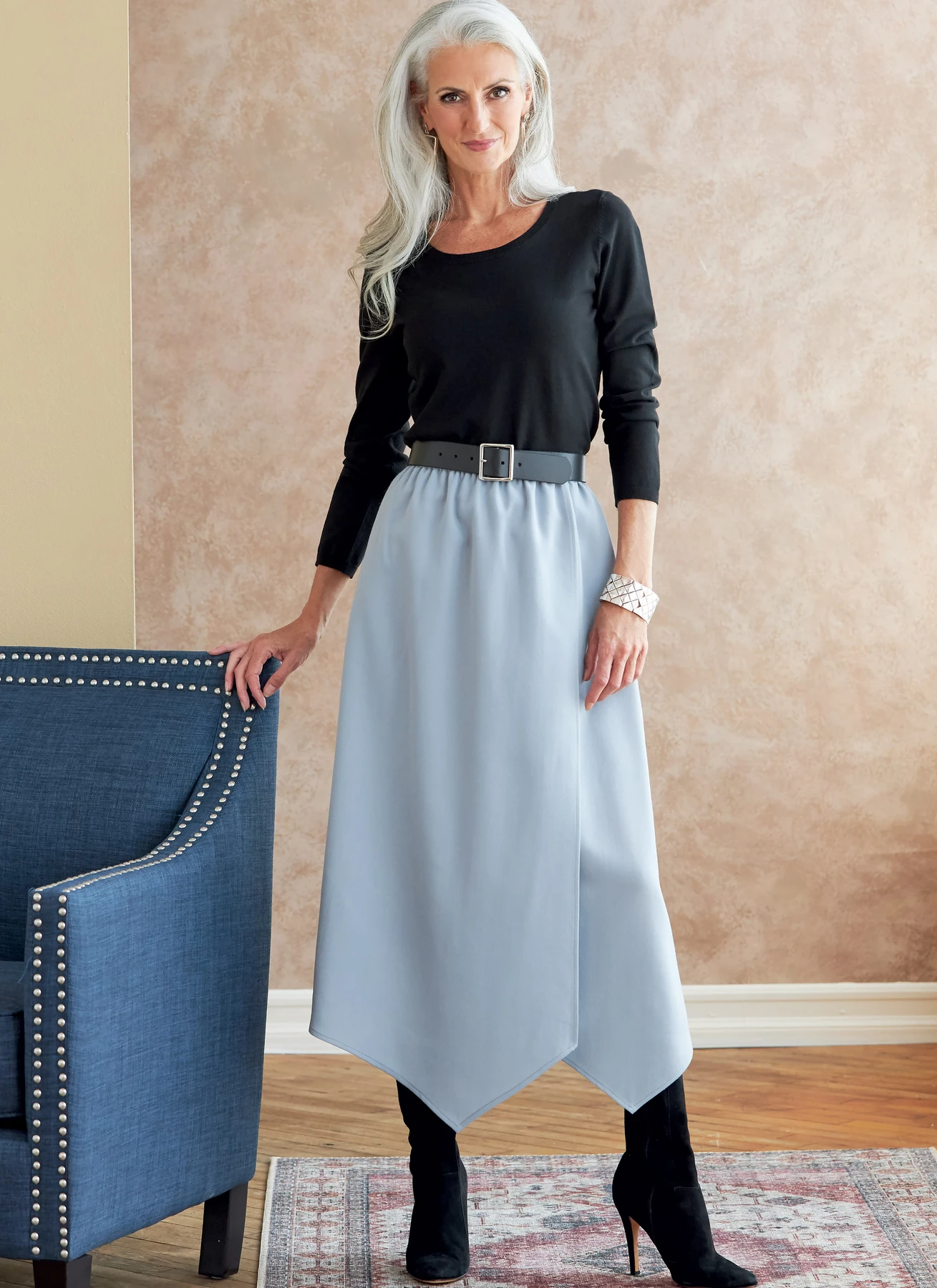Butterick Sewing Pattern Misses' & Misses' Petite Gathered-Waist Skirt (PDF) 2 Butterick Sewing Pattern Misses' & Misses' Petite Gathered-Waist Skirt (PDF)